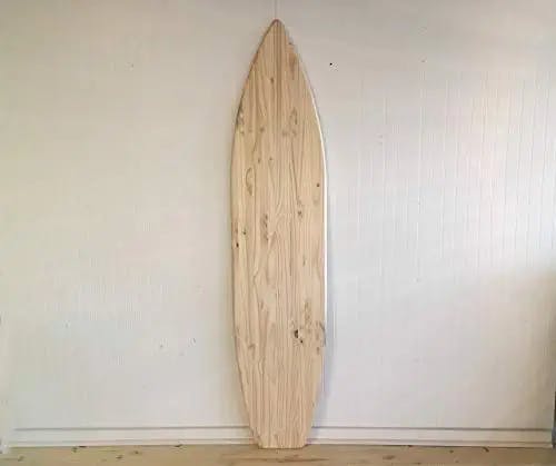 6 foot wood surfboard wall art unfinished raw wood decor sign SHIPS FAST