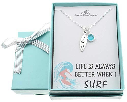 Surf Your Style With The Sterling Silver Surfboard Necklace