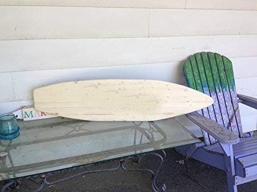 Maya Summers' Review: Catch the Wave with this Unfinished Wood Surfboard Wa