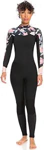 Hang Ten in Style with the Roxy Womens 3/2mm Swell Series Back Zip Fullsuit
