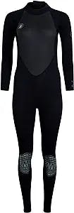 Body Glove Women's Wetsuit - UPF 50+ 3/2 MM Neoprene Back Zip Fullsuit (XS-2XL)