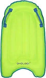 OMOUBOI Inflatable Bodyboards Lightweight Body Board Soft Bodyboard Portable Pool Floats Boards 30” Mini Surfboards Inflatable Wave Board for Water Sports, Beach, Surfing, Swimming