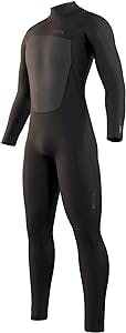 Surf in style with Mystic Majestic 4/3 GBS Back Zip Wetsuit 2023 - Black