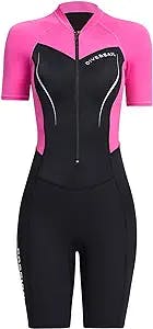 Surf's Up, Ladies: DIVE & SAIL 1.5mm Shorty Wetsuit is a Must-Have!