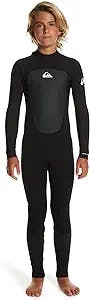 Cowabunga! The Quiksilver Boys 3/2 Prologue Back Zip Wetsuit is totally tub