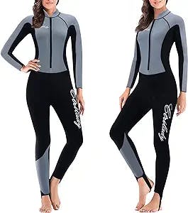 Surf's Up Ladies! The CtriLady Wetsuit Women 2mm Neoprene Full Wetsuit Long