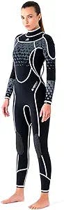 Wetsuit Women by Aqua Polo | Womens Wetsuit 3mm Neoprene Full Wetsuit | Wet Suits for Women in Cold Water | Mystique