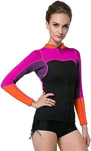 Surf's Up, Ladies! Check Out This Modest Wetsuit Top for Your Next Beach Da