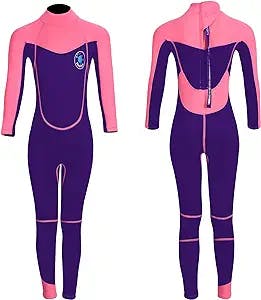 REALON Wetsuit Kids for Boys/Girls Full/Shorty Baby One Piece Wet Suit 2mm Neoprene 3t to 12t Toddler/Infant Swimsuit for Surfing Snorkeling Swimming