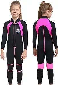 Wetsuit for Kids, Wet Suits for Boys Girls Youth Wetsuit in Cold Water Weather, Kids Wetsuit Neoprene Toddler Wetsuit for Surf Swim Snorkeling Canoeing Scuba Kayaking