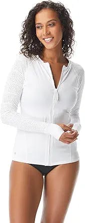 Ava Long Sleeve Rash Guard — 50+ UPF Beach Cover Up Swimsuit Jacket for Women
