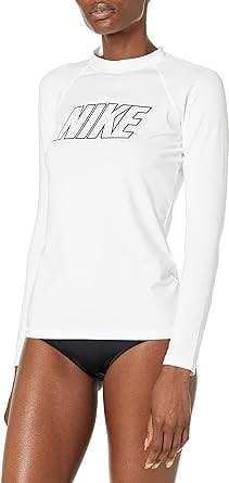 Nike Women's Standard UPF 40+ Short Sleeve Rashguard Swim Tee