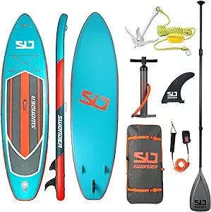Hang Ten with Swonder Inflatable Paddleboard and 3.5lbs Portable Anchor: Th