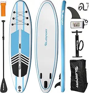 Catch Waves in Style with the TELESPORT Paddle Board - A Review by Maya Sum
