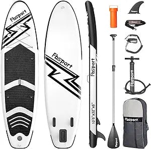 Get Your Yoga On with the FBSPORT 10'6'' Premium Inflatable Stand Up Paddle