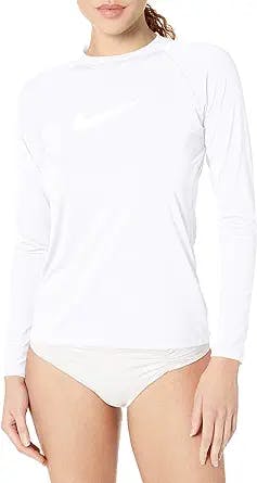 Nike Women's Standard UPF 40+ Long Sleeve Rashguard Swim Tee