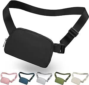 viewm Belt Bag for Women, Waterproof Fanny Packs for Women Men Fanny Pack Crossbody Bags for Women with Adjustable Strap Everywhere Belt Bag for Travel Fitness Running Hiking