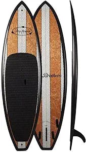 Ride the Waves with Style: Three Brothers Boards Wood Paddle Board, Rico, 9
