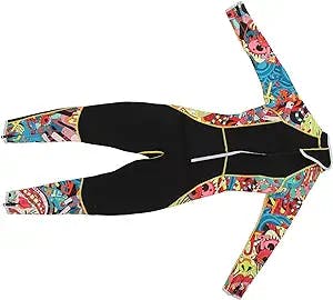 Woman Wetsuit, Soft Touch Comfortable Chinlon Swimsuit UV Proof Zipper Design Skin Friendly for Surfing
