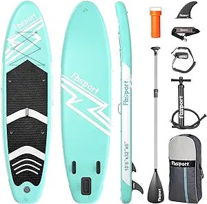 Making Waves with FBSPORT Inflatable SUP - A Fun Ride for Any Surfer Girl!