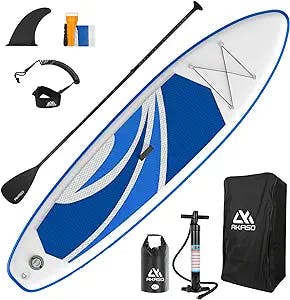 Paddleboarding in Style: AKASO Inflatable SUP Review