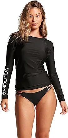 Volcom Women's Simply Core Long Sleeve Rashguard Upf 50+