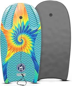 Back Bay Play BBP Grip N Ride Series Body Board - 33" to 41" Lightweight EPS Core Body Boards, Boogie Boards for Beach Kids, Bodyboard for Surfing Kids and Adults Boogie Board