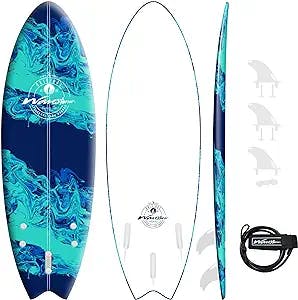 Surf's Up, Ladies! Catch a Wave with the Wavestorm-Foam 5'6" Surfboard