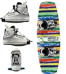 "Ride the Waves with RAVE Sports Jr. Impact II Wakeboard and Bindings Packa