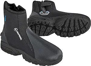 Phantom Aquatics Rapido Boutique Collection Premium Neoprene Men & Women Neoprene Wetsuit Boots, Puncture Resistant Water Shoes Dive Booties 3mm, 5mm, 7mm Hard Sole Boot