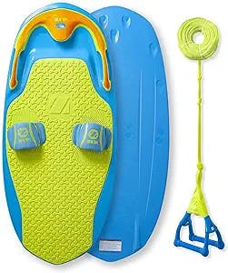 ZUP You Got This 2.0 Board and 1.5 Handle Combo, All-in-One Kneeboard, Wakeboard, Wakeskate, and Wakesurf Board for All Ages